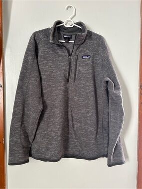 Patagonia Charcoal Gray Half-Zip Fleece Jacket